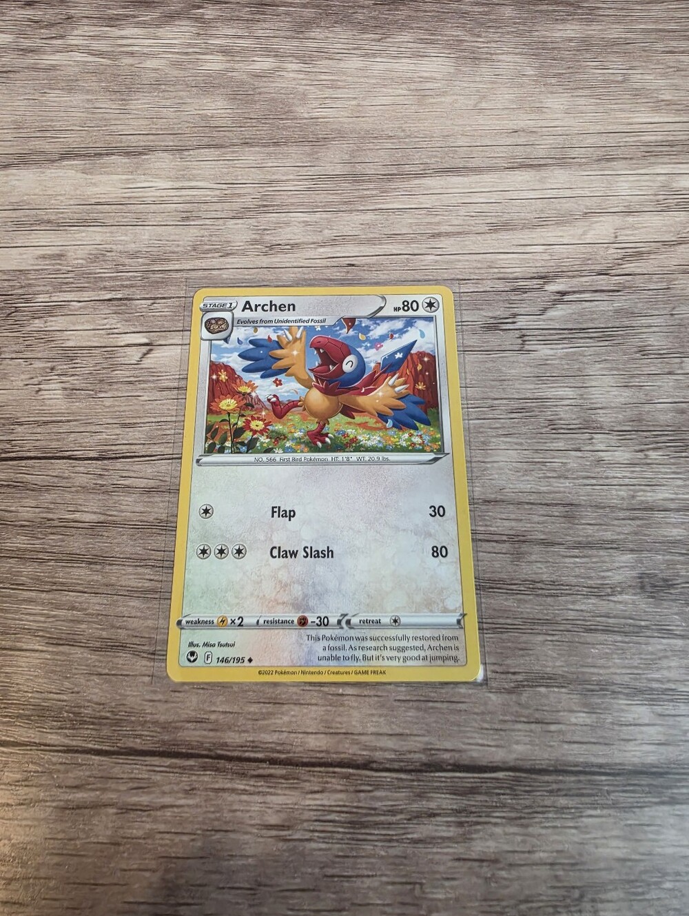 💫BUY 5 FOR $26 Pokemon Archen Card